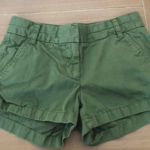 J. Crew Chino Shorts, Size 0